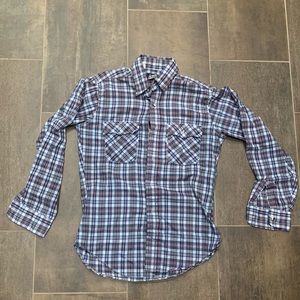 Vintage Levi’s Button Up Plaid Shirt